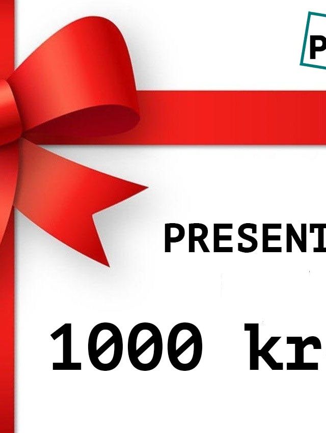 Presentkort 1000 kronor