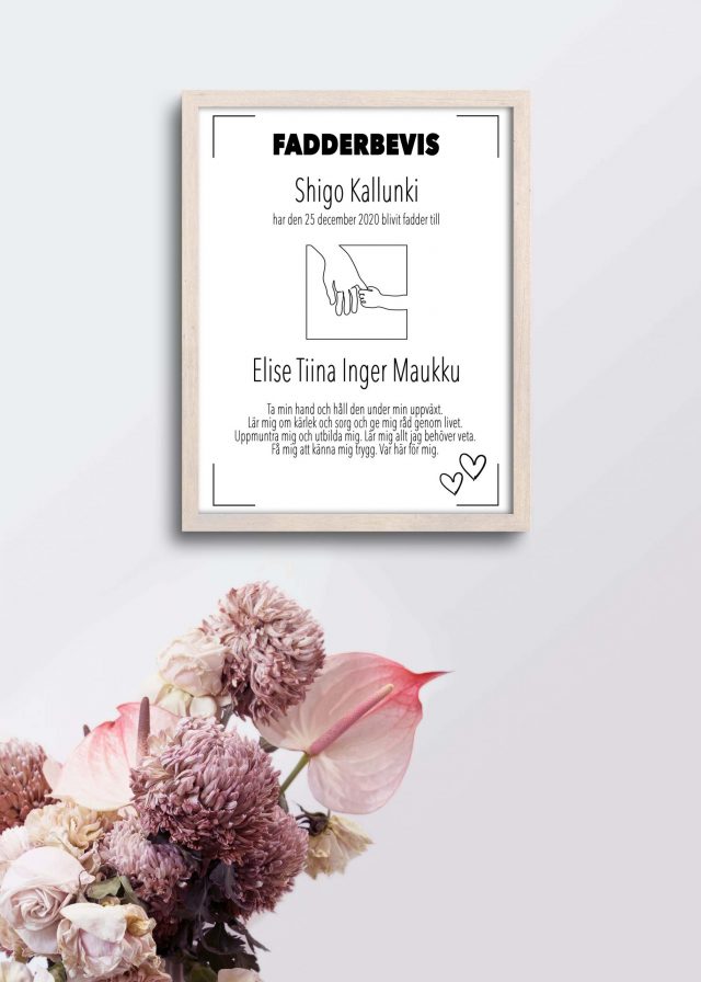 Ta min hand, Fadderbrev