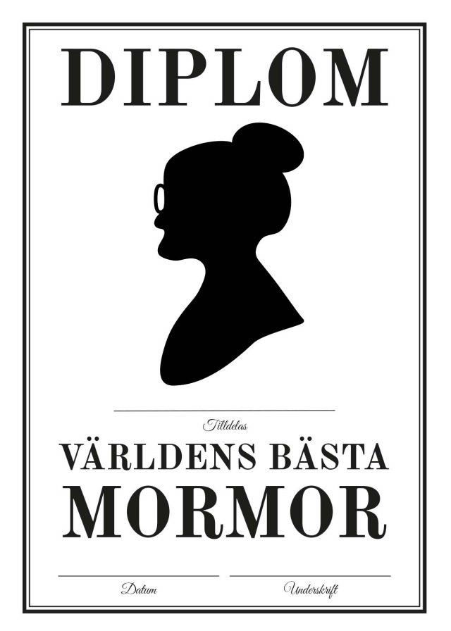 Världens Bästa Mormor/Farmor