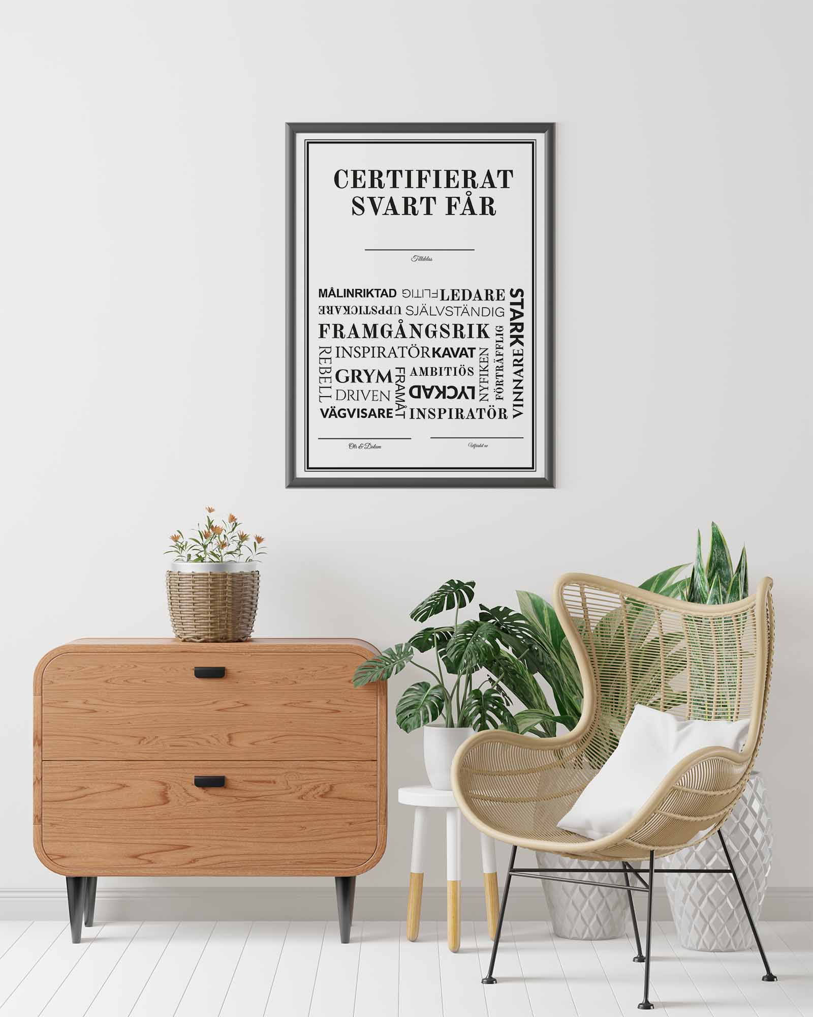 Certifierad Svart Får